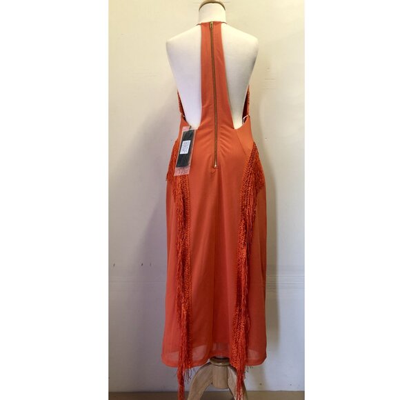 Blessed Are The Meek Primitive Fringe Midi Dress - Picture 3 of 12